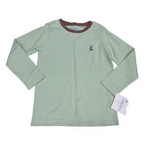 NWT Itsy Bitsy Size 8 Deer Striped Shirt
